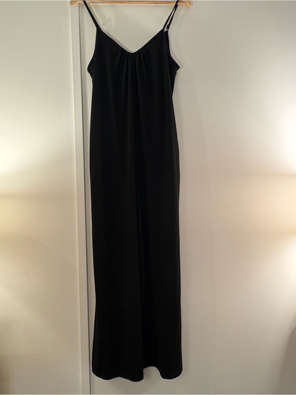Black cotton jumpsuit